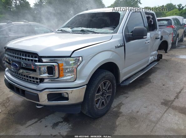1FTEW1EP5KFB35202 2019 FORD F150 Silver Առջևի ձախ երեք քառորդ տեսարան