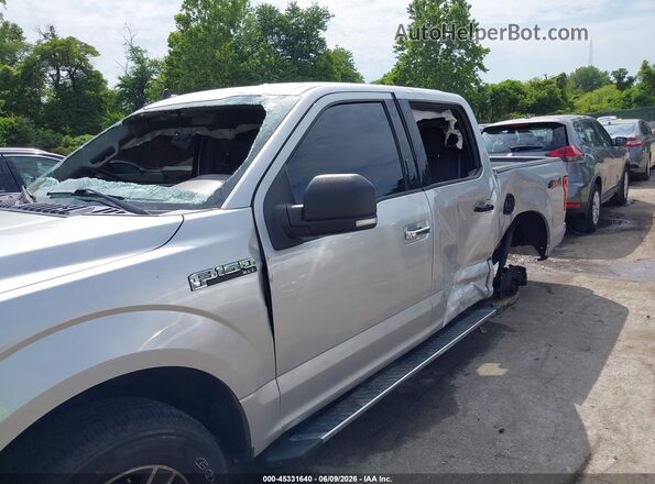 1FTEW1EP5KFB35202 2019 FORD F150 Silver Դիմացի տեսք