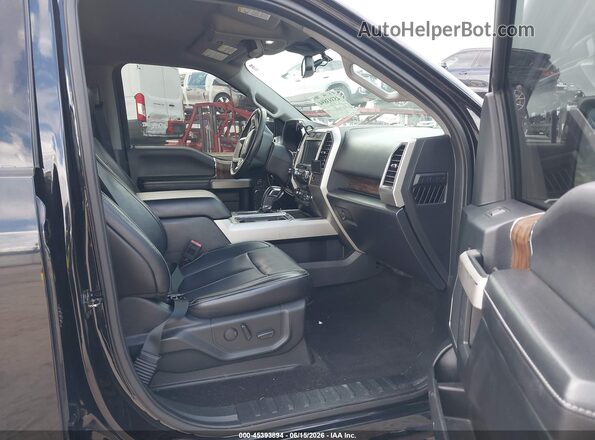 1FTEW1EP5KFB57281 2019 FORD F150 Black წინა სალონის ხედი