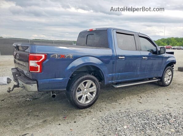1FTEW1EP5LFC57186 2020 FORD F150 Blue Tył prawy