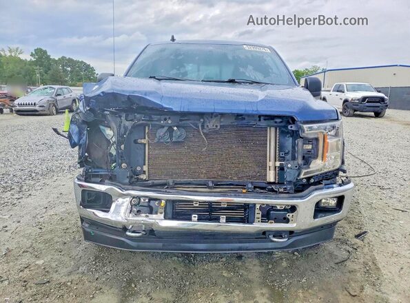 1FTEW1EP5LFC57186 2020 FORD F150 Blue Widok z przodu