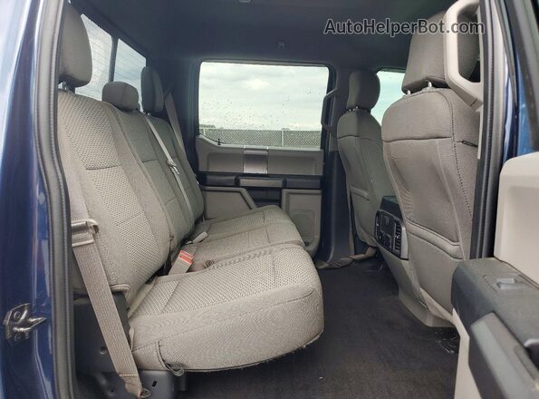 1FTEW1EP5LFC57186 2020 FORD F150 Blue Widok tylnych siedzeń