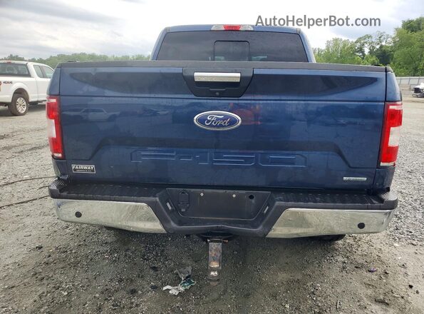 1FTEW1EP5LFC57186 2020 FORD F150 Blue Widok z tyłu