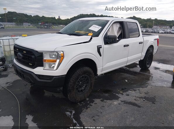 1FTEW1EP5MFA39251 2021 FORD F150 White Vista tres cuartos delantera izquierda