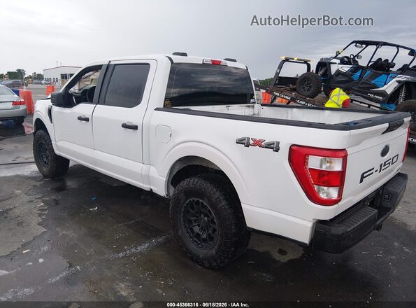 1FTEW1EP5MFA39251 2021 FORD F150 White Trasero izquierdo