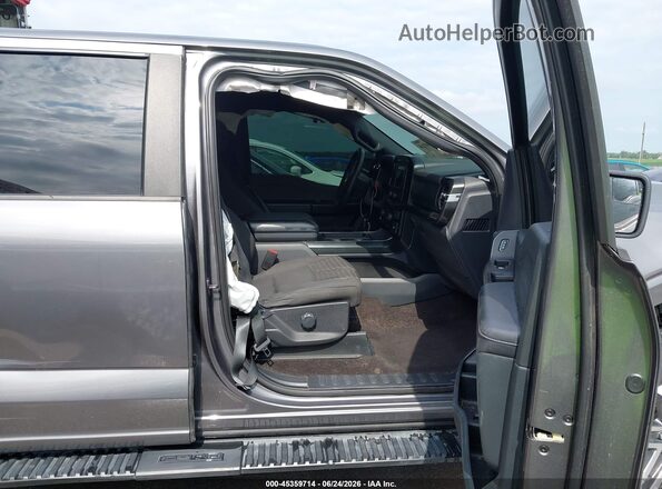 1FTEW1EP5MFA83492 2021 FORD F150 Серый Вид салона спереди