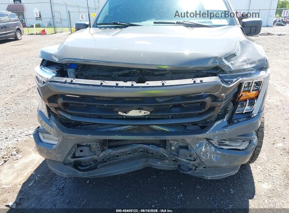 1FTEW1EP5MFC23587 2021 FORD F150 Серый Вид спереди