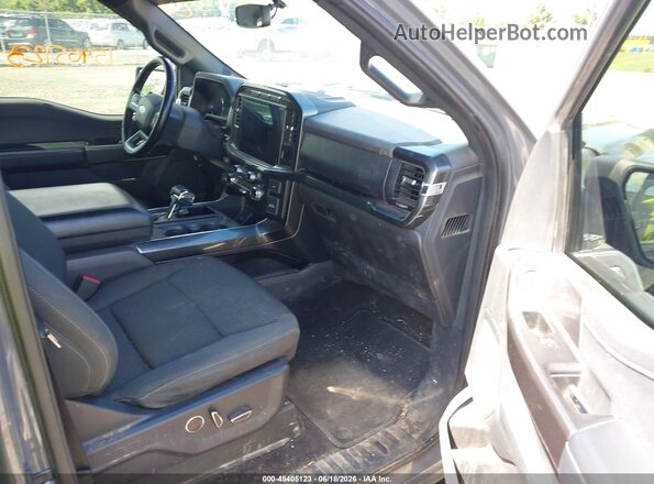 1FTEW1EP5MFC23587 2021 FORD F150 Серый Вид салона спереди