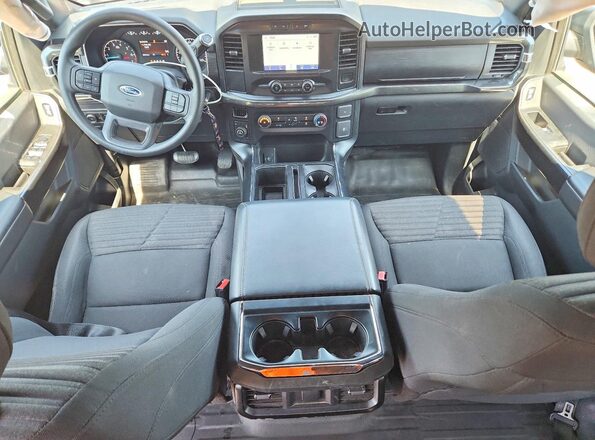 1FTEW1EP5MKD40156 2021 FORD F150 Черный Вид панели приборов