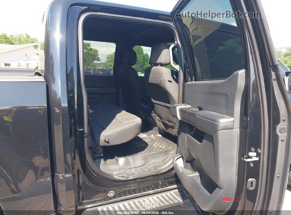 1FTEW1EP5NFA43849 2022 FORD F150 Black VIN կոդի պիտակի տեսք