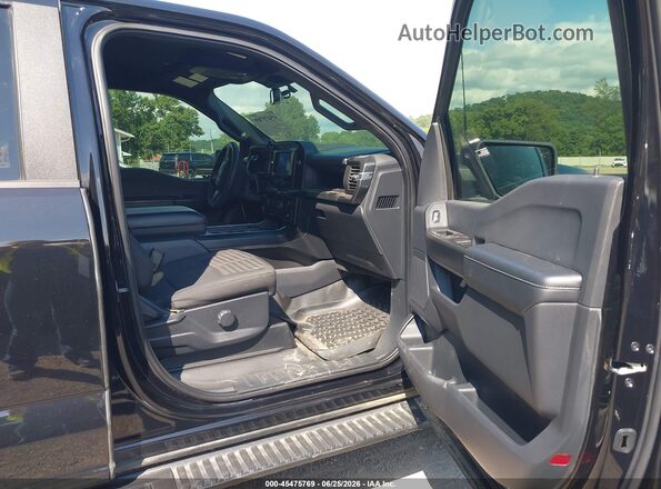1FTEW1EP5NFA43849 2022 FORD F150 Black Սալոնի դիմացի տեսք