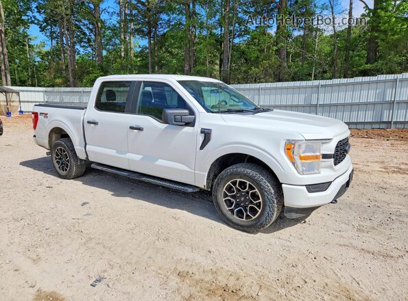 1FTEW1EP5NFB21790 2022 FORD F150 Белый Передняя правая четверть