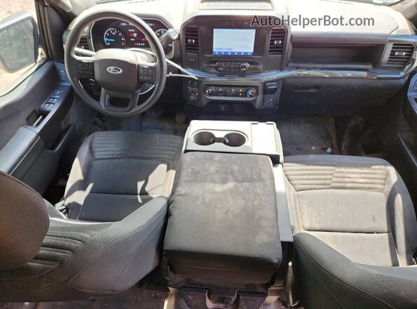 1FTEW1EP5NFB21790 2022 FORD F150 Белый Вид панели приборов