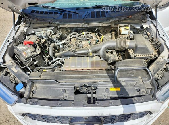 1FTEW1EP5NFB21790 2022 FORD F150 Белый Вид задней части салона