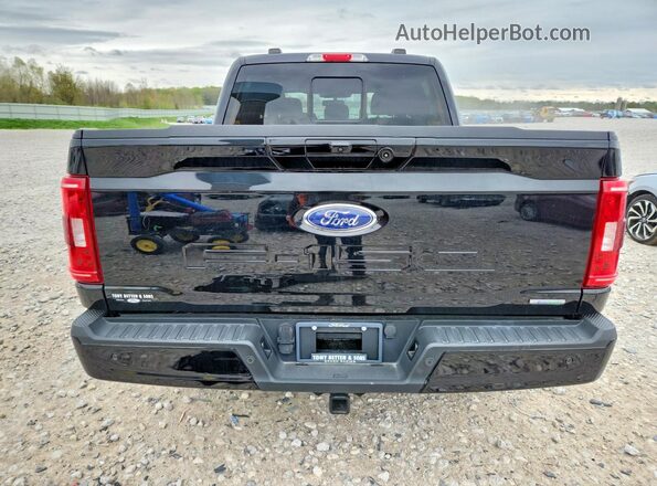 1FTEW1EP5NFB31803 2022 FORD F150 Black უკანა ხედი