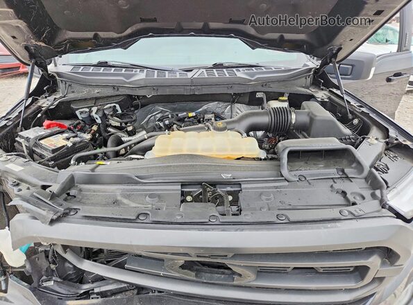 1FTEW1EP5NFB31803 2022 FORD F150 Black უკანა სალონის ხედი