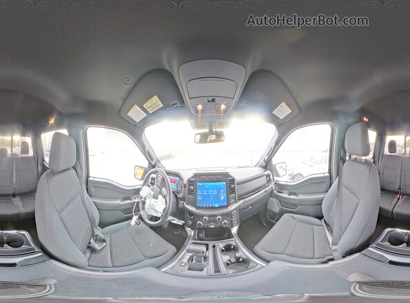 1FTEW1EP5NFB31803 2022 FORD F150 Black VIN კოდის სტიკერის ხედი