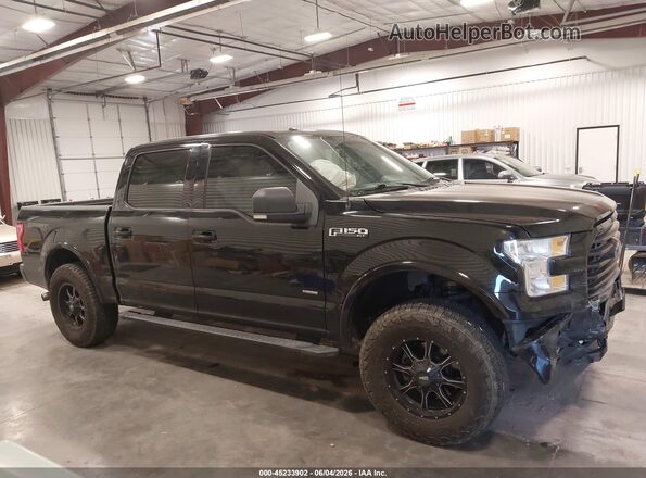 1FTEW1EP6GFD38316 2016 FORD F150 Black Панорамний вид салону 360°