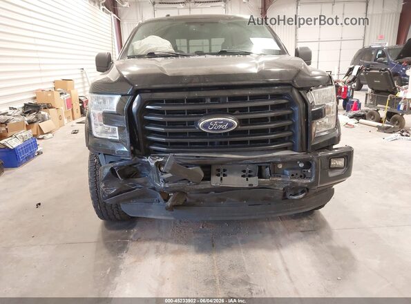 1FTEW1EP6GFD38316 2016 FORD F150 Black Вид спереду
