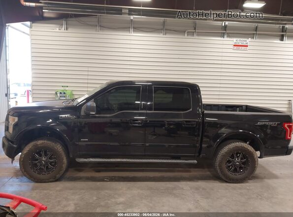 1FTEW1EP6GFD38316 2016 FORD F150 Black 