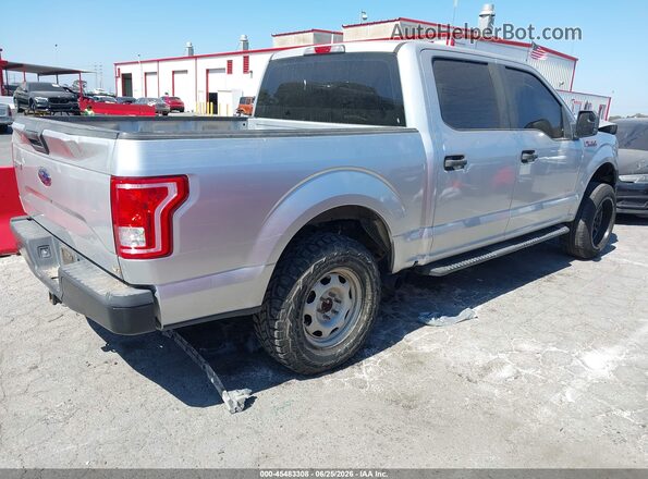 1FTEW1EP6GKD95106 2016 FORD F150 Silver Tył prawy