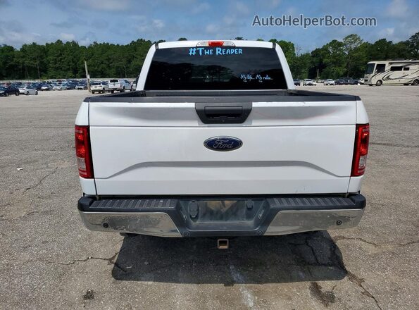1FTEW1EP6HKC88302 2017 FORD F150 White Widok z tyłu