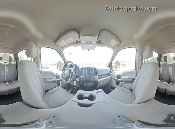 1FTEW1EP6HKC88302 2017 FORD F150 White Widok wnętrza 360 stopni