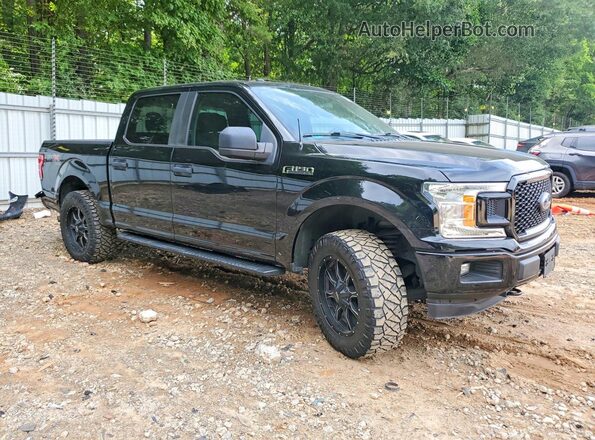 1FTEW1EP6JFC38546 2018 FORD F150 Black Передня права чверть