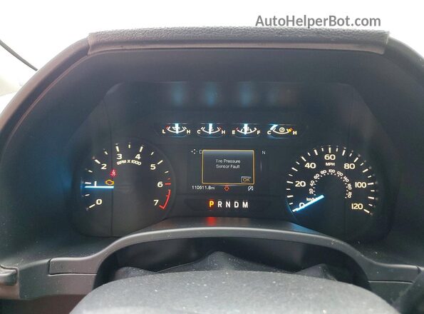 1FTEW1EP6JFC38546 2018 FORD F150 Black Вид щитка приладів