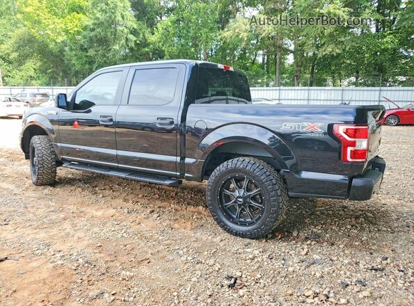 1FTEW1EP6JFC38546 2018 FORD F150 Black Задня ліва чверть