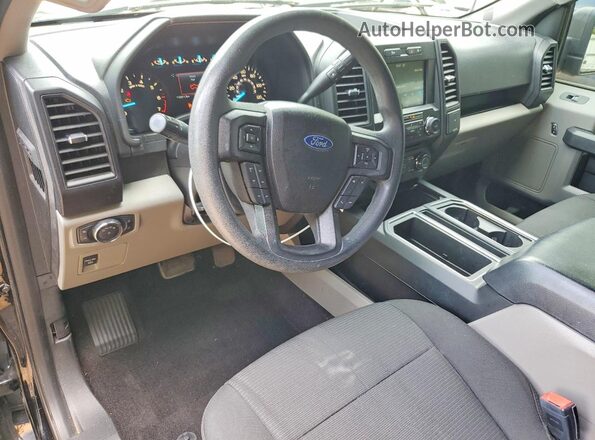 1FTEW1EP6JFC38546 2018 FORD F150 Black Вид панелі приладів