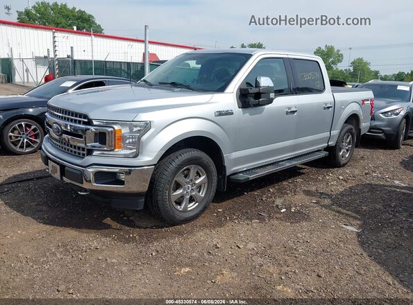 1FTEW1EP6JFD04304 2018 FORD F150 Silver Передня ліва чверть