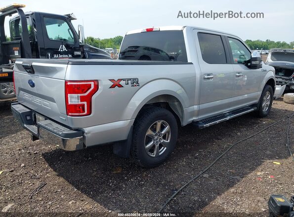 1FTEW1EP6JFD04304 2018 FORD F150 Silver Задня права чверть
