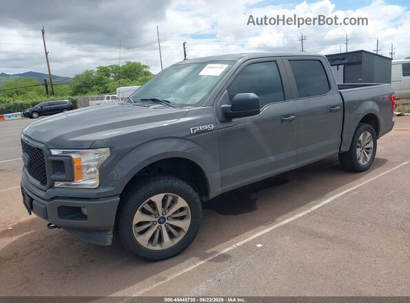 1FTEW1EP6JFD42356 2018 FORD F150 Gray Front left