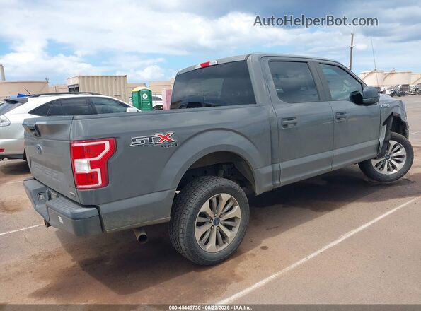 1FTEW1EP6JFD42356 2018 FORD F150 Gray Rear right