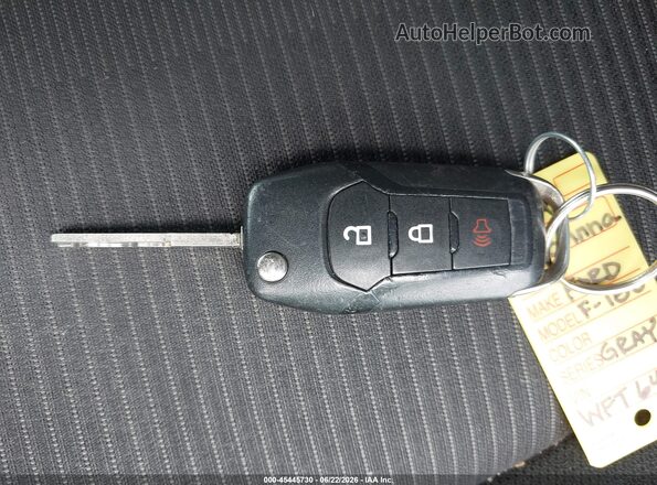 1FTEW1EP6JFD42356 2018 FORD F150 Gray Dashboard view
