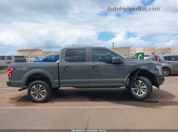 1FTEW1EP6JFD42356 2018 FORD F150 Gray 360 interior view