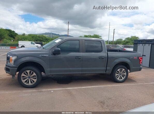 1FTEW1EP6JFD42356 2018 FORD F150 Gray 
