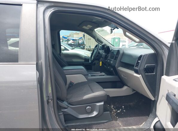 1FTEW1EP6JFD42356 2018 FORD F150 Gray Front interior view