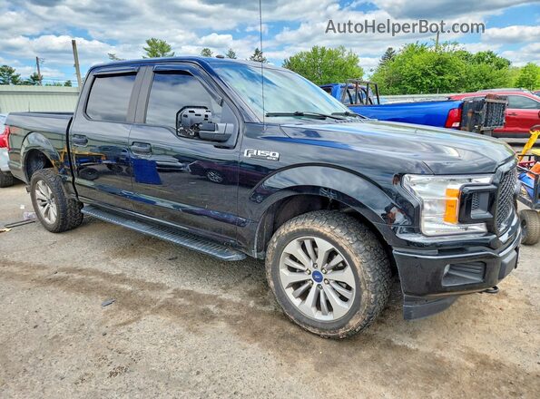 1FTEW1EP6JKG00124 2018 FORD F150 Black 