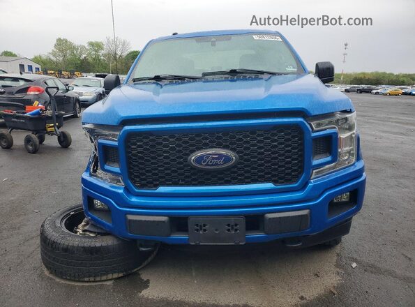 1FTEW1EP6KFA04280 2019 FORD F150 Blue Դիմացի տեսք