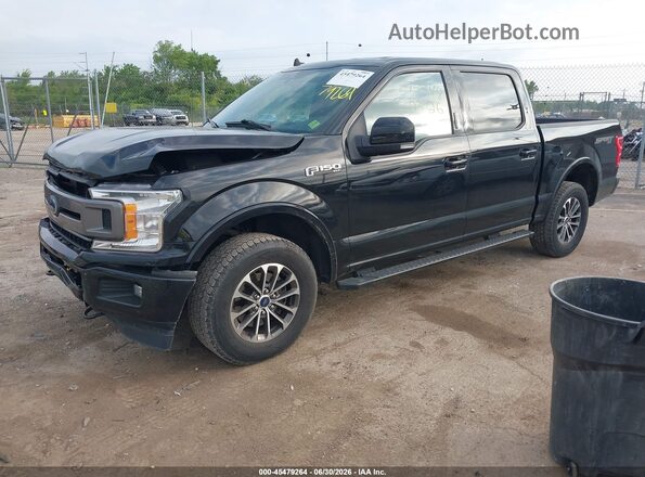 1FTEW1EP6KFB45432 2019 FORD F150 Black Front left