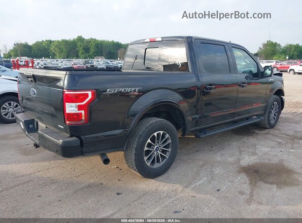 1FTEW1EP6KFB45432 2019 FORD F150 Black Rear right