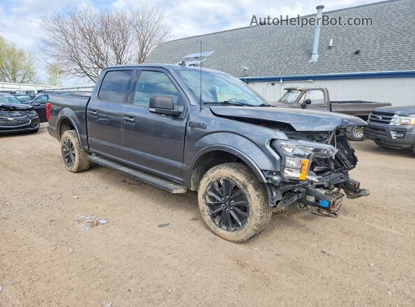1FTEW1EP6LFB45299 2020 FORD F150 Gray Delantero derecho