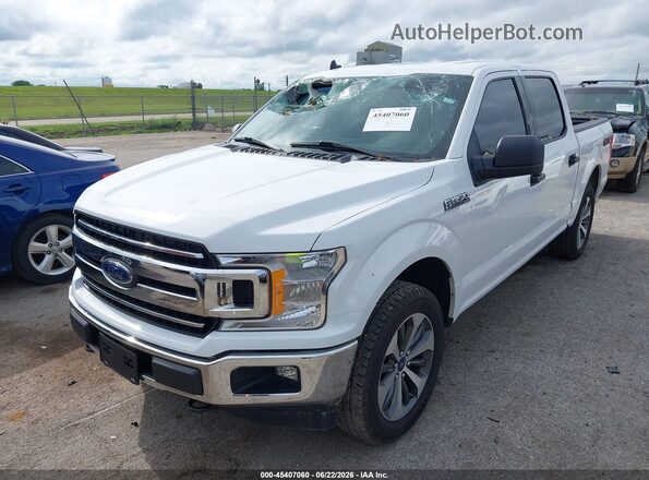 1FTEW1EP6LFB55587 2020 FORD F150 White Առջևի ձախ երեք քառորդ տեսարան
