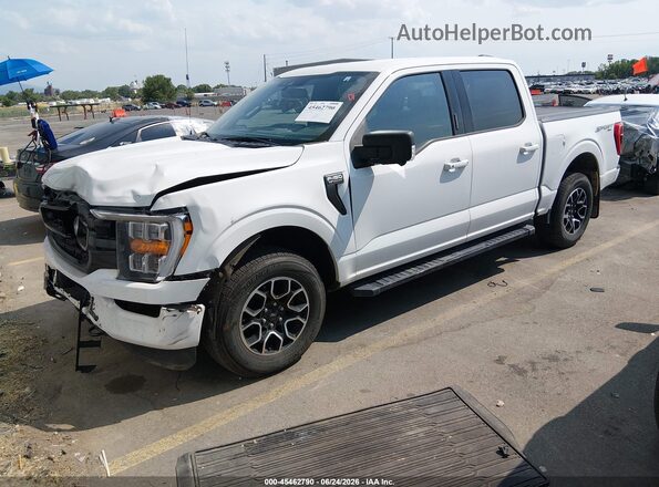 1FTEW1EP6MFA62490 2021 FORD F150 White Передня ліва чверть