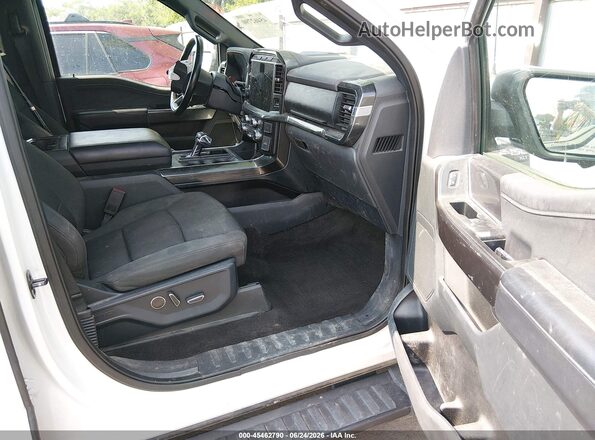 1FTEW1EP6MFA62490 2021 FORD F150 White Вид салону спереду