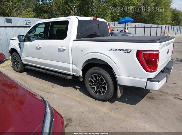 1FTEW1EP6MFA62490 2021 FORD F150 White Задня ліва чверть