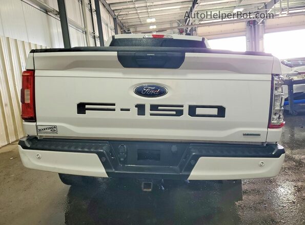 1FTEW1EP6MFB17102 2021 FORD F150 White Vista trasera