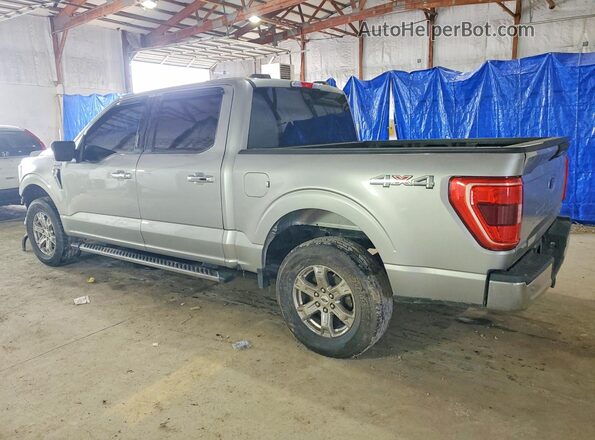1FTEW1EP6MKD40294 2021 FORD F150 Silver Trasero izquierdo